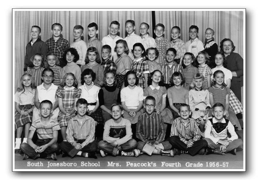 South Jonesboro Elementary, Mrs. Peacock's Fourth Grade 1956-57