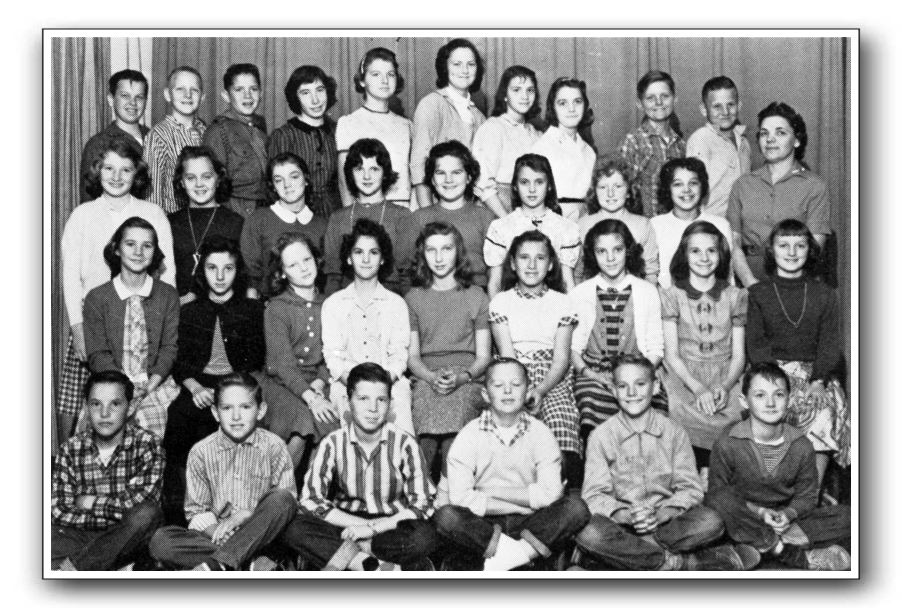 South Jonesboro Elementary, Mrs. Poston's Sixth Grade 1958-59