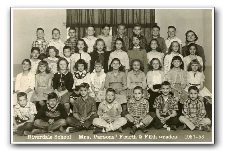 Riverdale School, Mrs. Parsons' Fourth & Fifth Grades 1957-58